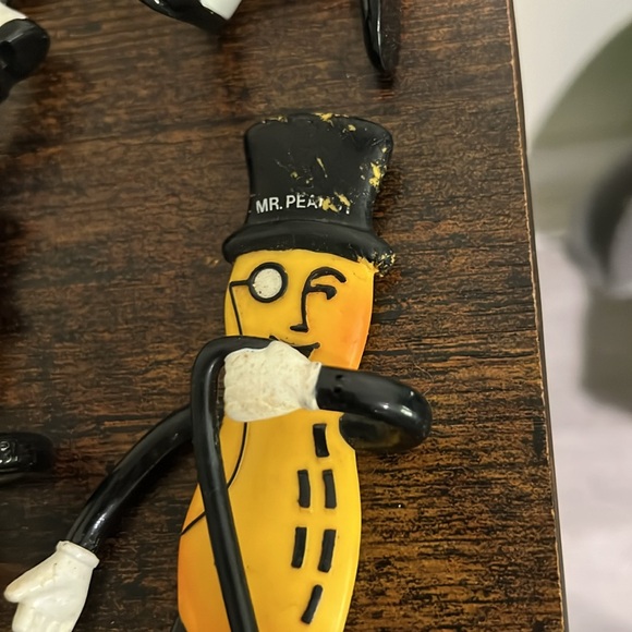 đź”´Vintage Planters Mr. Peanut Bendy Bendable Advertising Toy Figure LISTING FOR 1 - Picture 4 of 13
